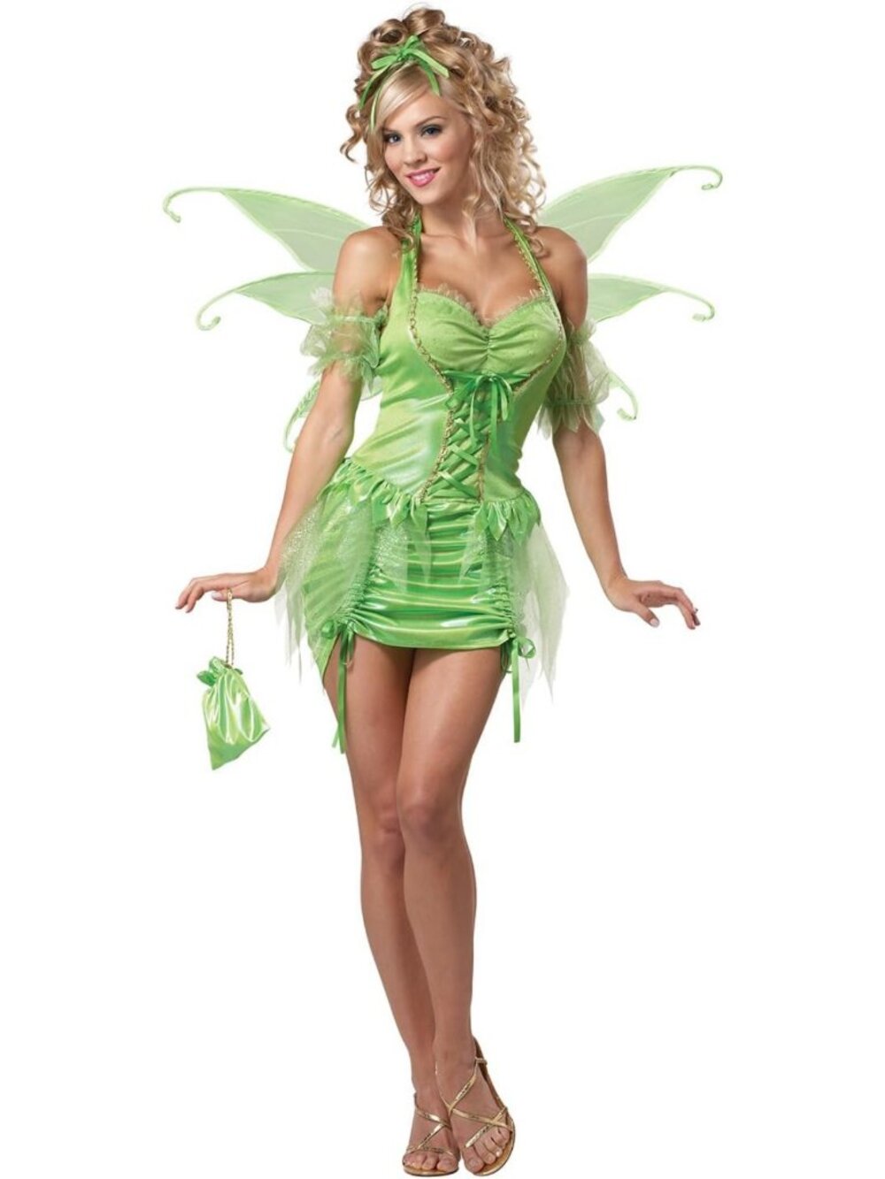Enchanting Tinkerbell Fairy Costume for Women - Eye Candy Adult Outfit